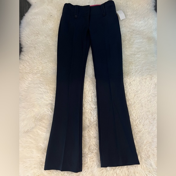 NWT - Womens Navy Slim Office Pants - Picture 2 of 3